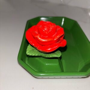 Nora Fleming Roses Are Red flower  Valentine’s Day  A276 Mini